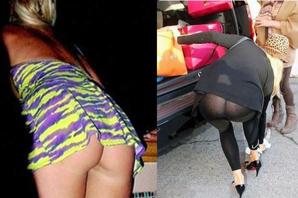 盘点娱乐圈女星不穿内裤上街露底裙下风光（图）