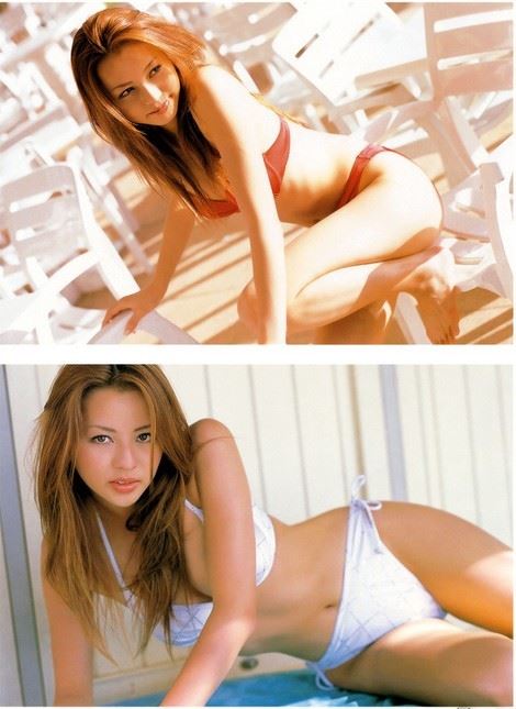 日本女星不雅床照张开双腿露出私处（图）