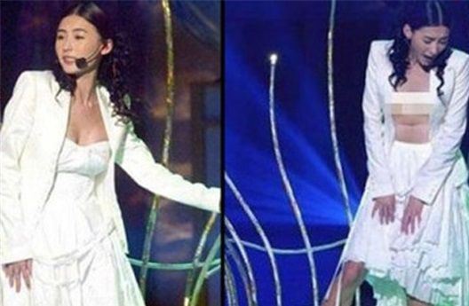 揭秘张柏芝双乳走光照疯传内幕(图)