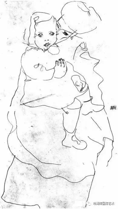 世界艺术绘画大师席勒作品赏析
