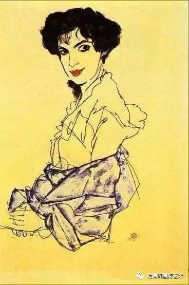 世界艺术绘画大师席勒作品赏析