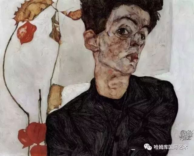 世界艺术绘画大师席勒作品赏析