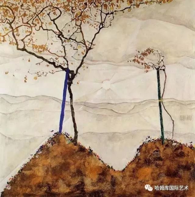 世界艺术绘画大师席勒作品赏析