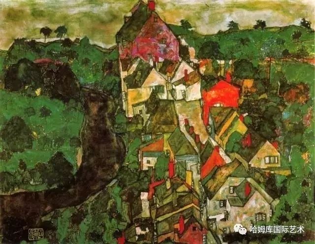 世界艺术绘画大师席勒作品赏析