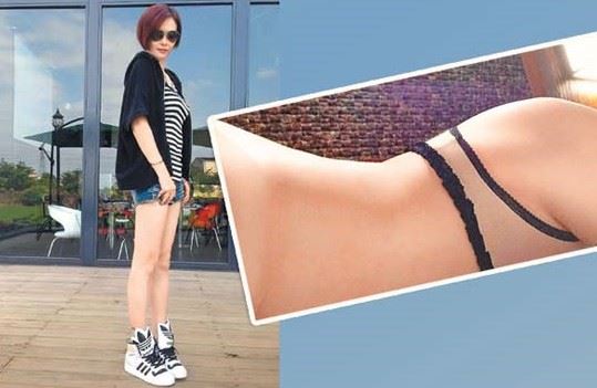 萧淑慎早年大尺度爆乳照曝光（图）