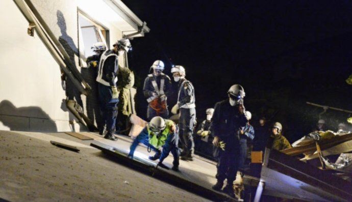 日本熊本县7级地震有点蹊跷（现场照片）