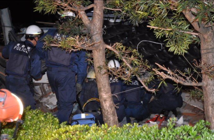 日本熊本县7级地震有点蹊跷（现场照片）