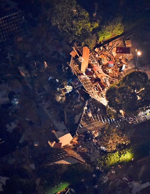 日本熊本县7级地震有点蹊跷（现场照片）