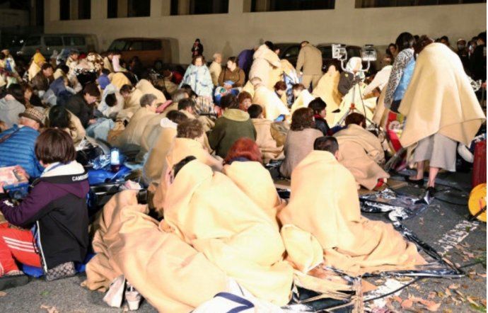 日本熊本县7级地震有点蹊跷（现场照片）