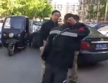 揭秘掌掴顺丰快递哥的个体出租李喜孟