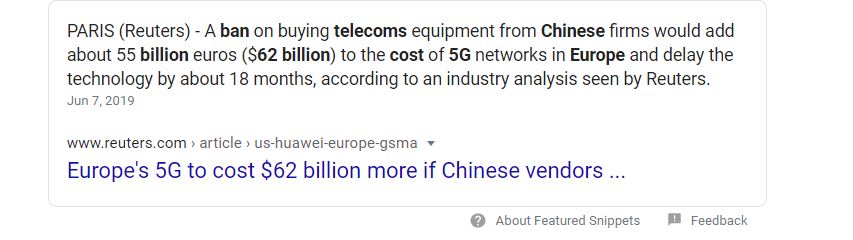 英国禁止华为5G事件始末