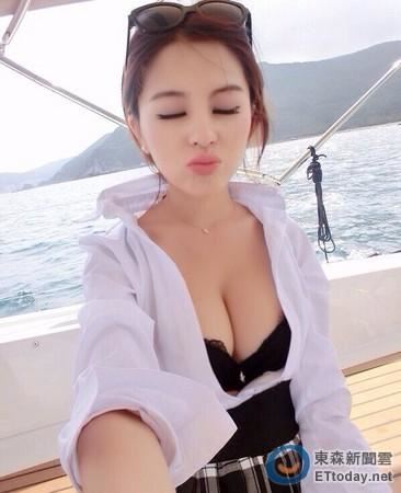 内地嫩模赵惟依遭男伸舌舔乳（图）