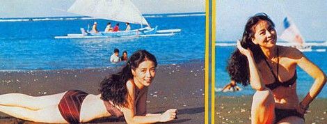 曝光十大女星罕见三点泳装照（图）