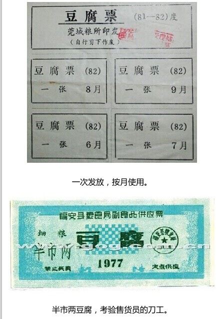 计划经济时期中国各色票证