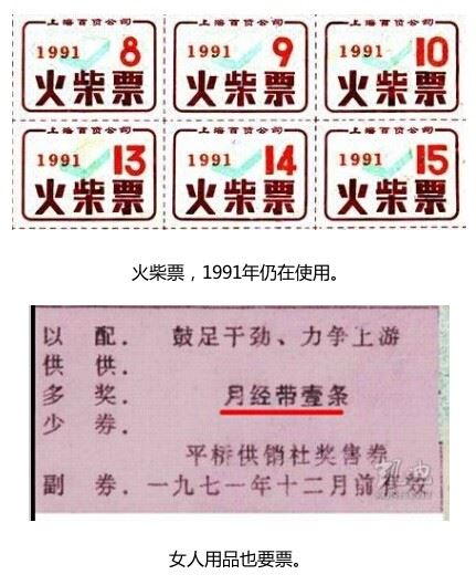 计划经济时期中国各色票证