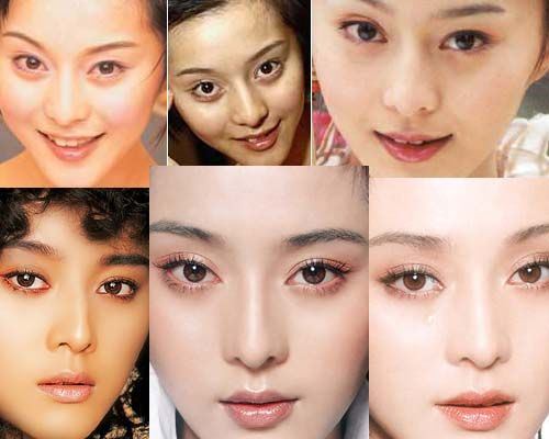 范冰冰整容前后对比照曝光（图）