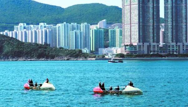 汕头大学海洋划艇队20名划手从汕头港出发8天8夜抵达香港（转）