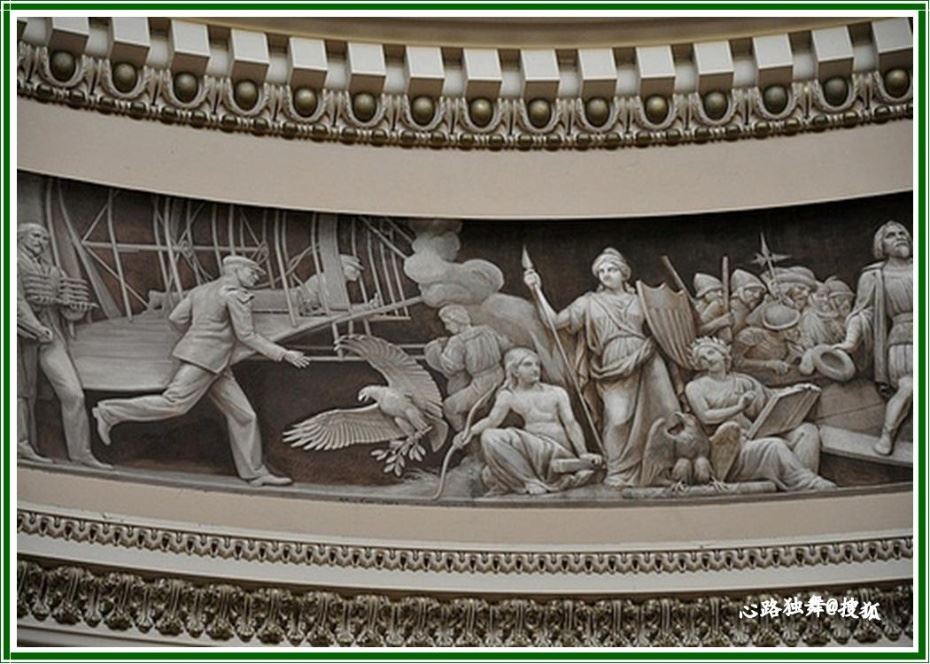 巍峨挺拔的美国国会山庄