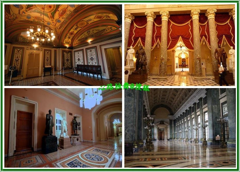 巍峨挺拔的美国国会山庄