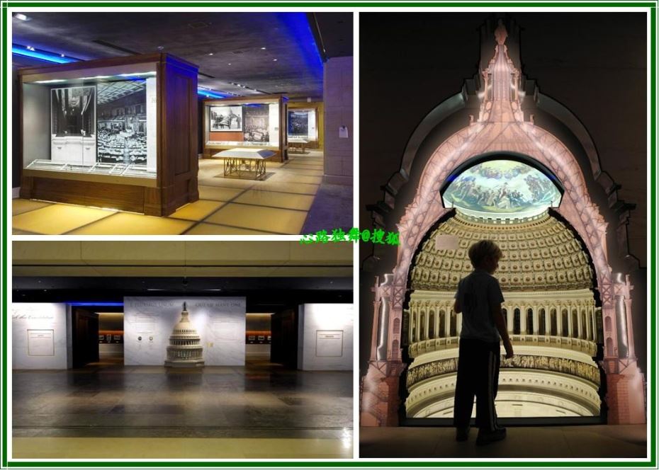 巍峨挺拔的美国国会山庄