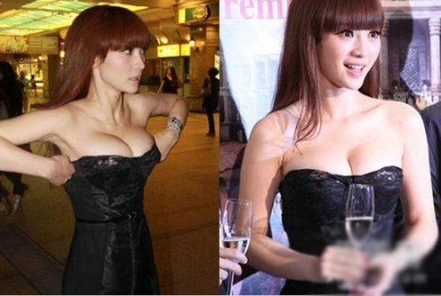 曝光柳岩曾穿过的喷血爆乳装（图）