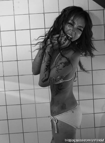 20大韩国女星比基尼秀性感火辣身材（图）