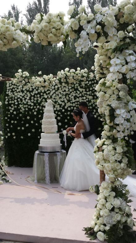 何洁赫子铭浪漫婚礼现场实拍（图）