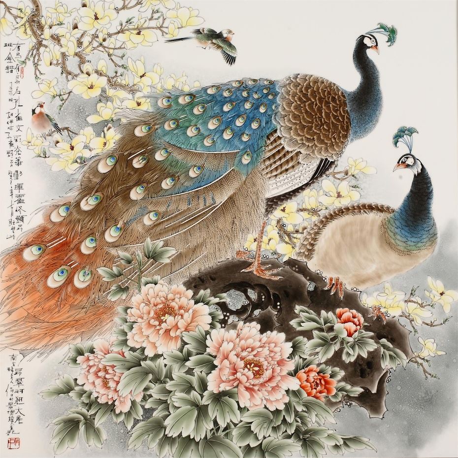独树一帜的瓷板画艺术