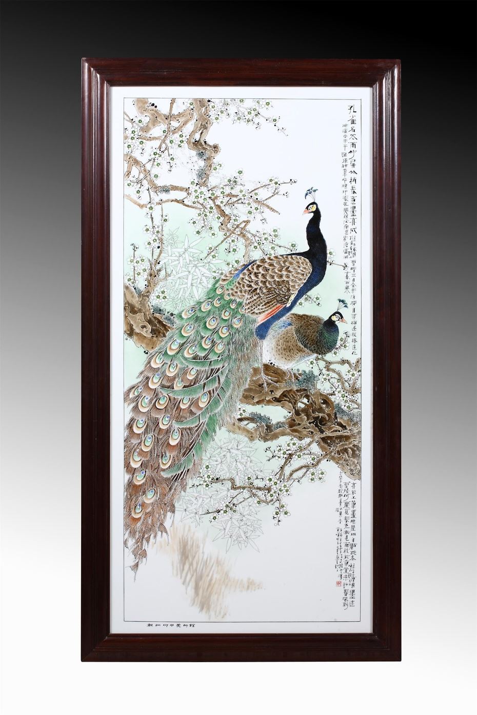 独树一帜的瓷板画艺术