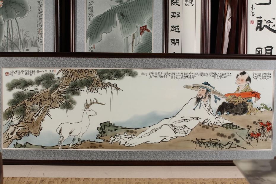 独树一帜的瓷板画艺术