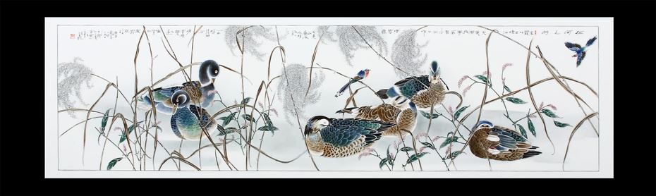 独树一帜的瓷板画艺术
