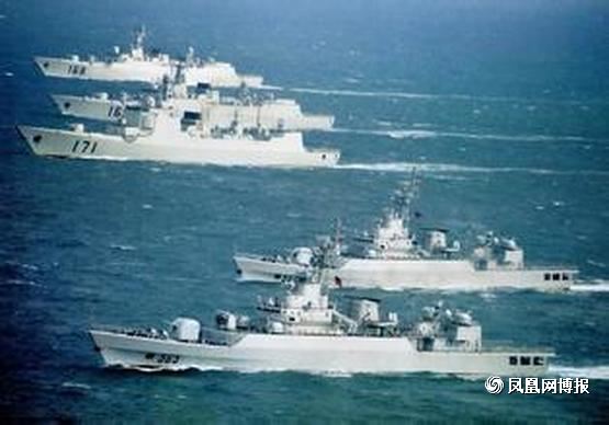 中国三大舰队军演南海仲裁后会否开战?