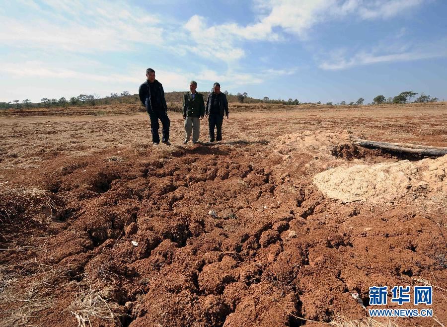 云南楚雄旱情严重