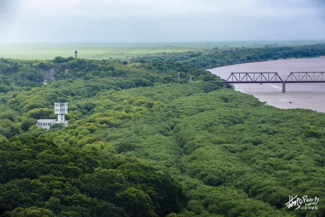 防川，雁鸣闻三国，笑语传三邦，三个国家在这里交界