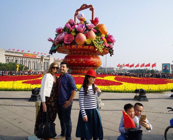 实拍：十一长假期间的天安门广场