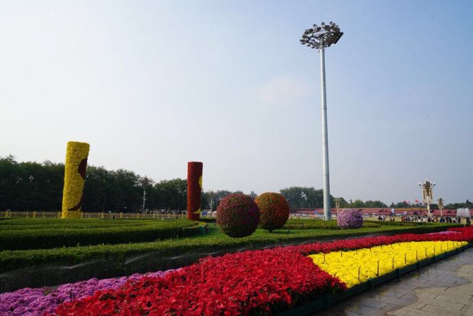 实拍：十一长假期间的天安门广场