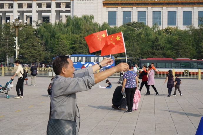 实拍：十一长假期间的天安门广场