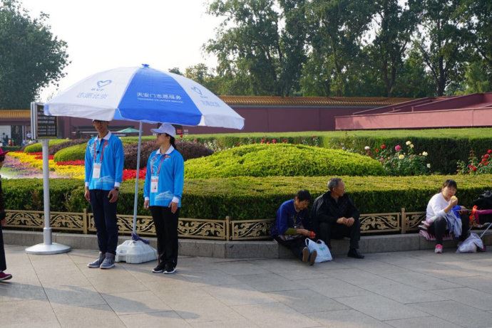 实拍：十一长假期间的天安门广场