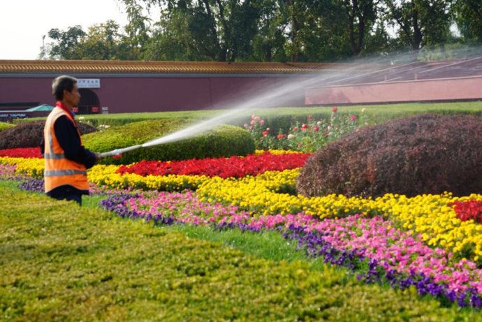 实拍：十一长假期间的天安门广场