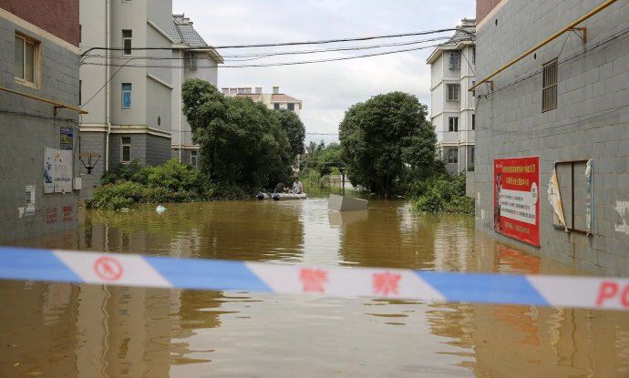 直击：安徽安庆桐城暴雨受灾现场