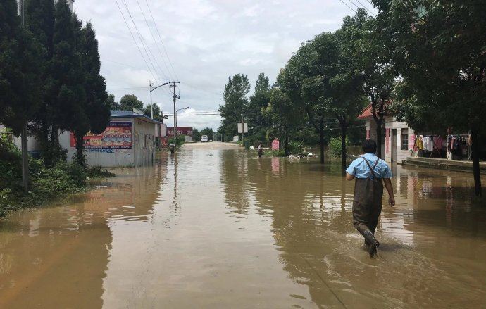 直击：安徽安庆桐城暴雨受灾现场