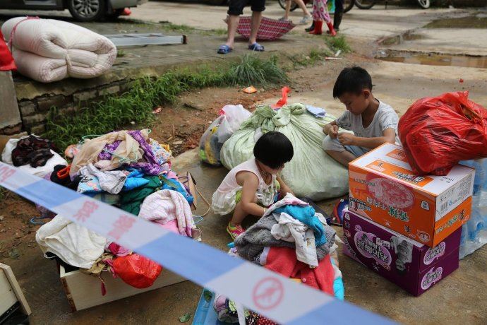 直击：安徽安庆桐城暴雨受灾现场