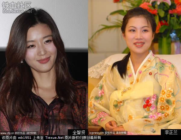  是朝鲜美女多还是韩国美女多[组图]