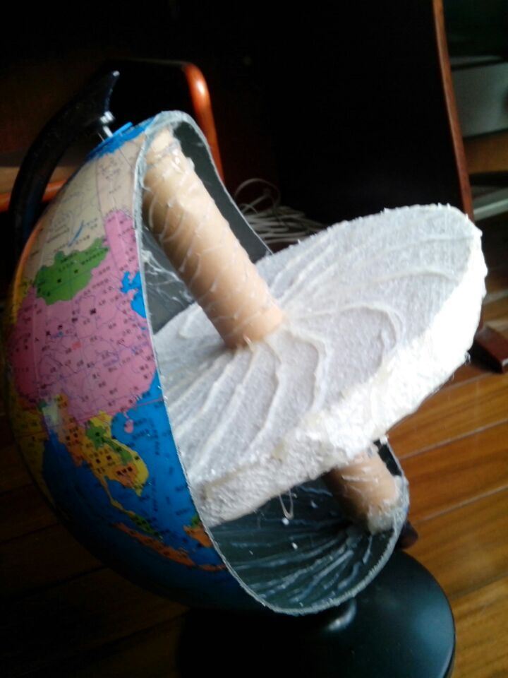 地球空心，地心有两个大洞，像个陀罗，地心旋盘贯柱论