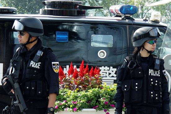 飒爽英姿北京女特警