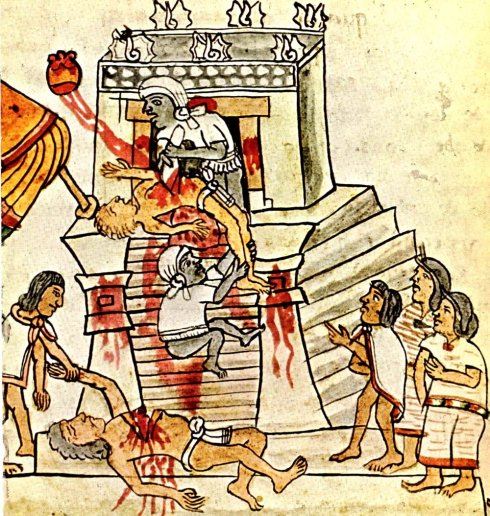 人类活人献祭之玛雅宗教仪式