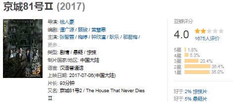 《京城81号2》虽不完美但绝非烂片！