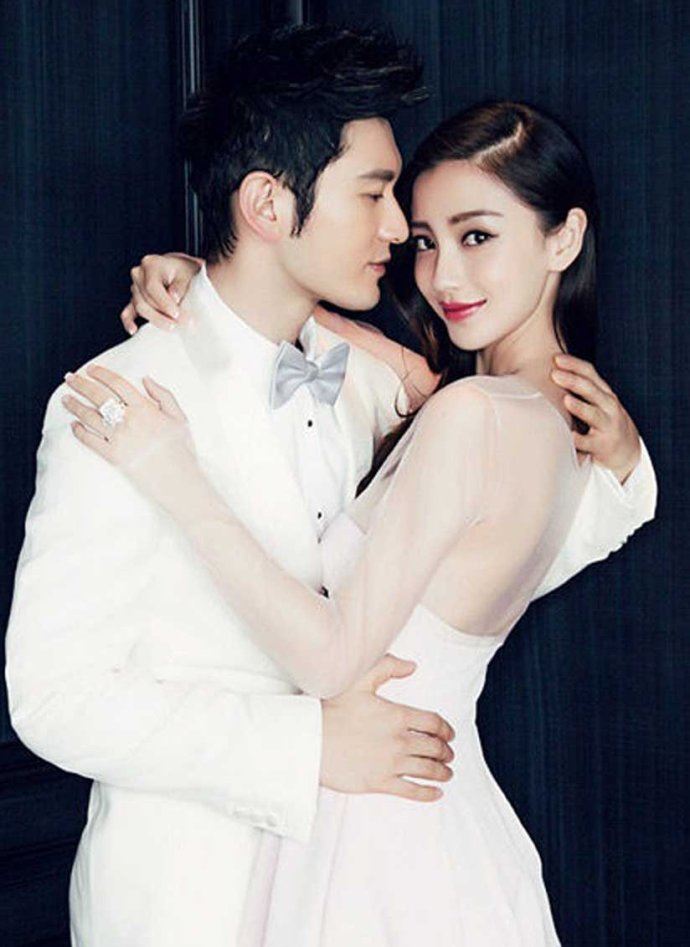 黄晓明Angelababy领证结婚两人热恋亲热照大曝光