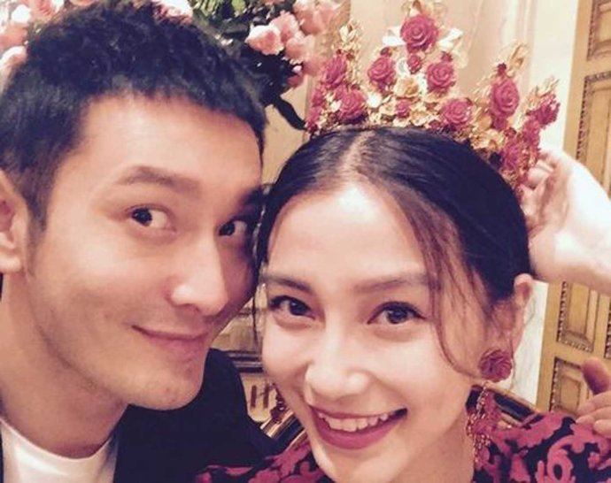 黄晓明Angelababy领证结婚两人热恋亲热照大曝光