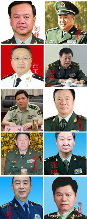盘点被罢免全国人大代表的将军们